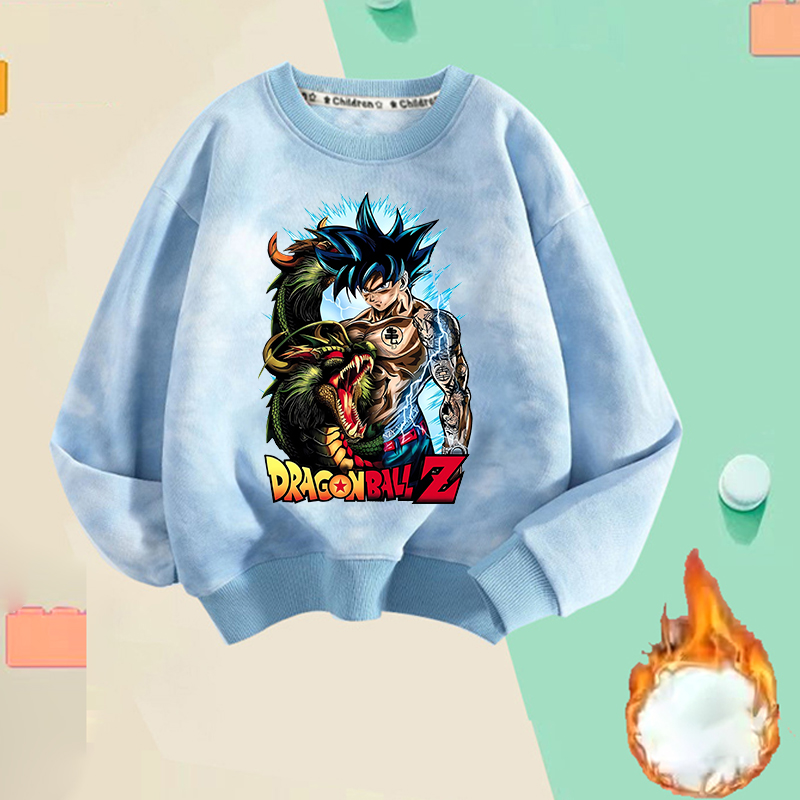 Baby Clothing In Japan - 새로운 드래곤 볼 얇은 양털 후드티