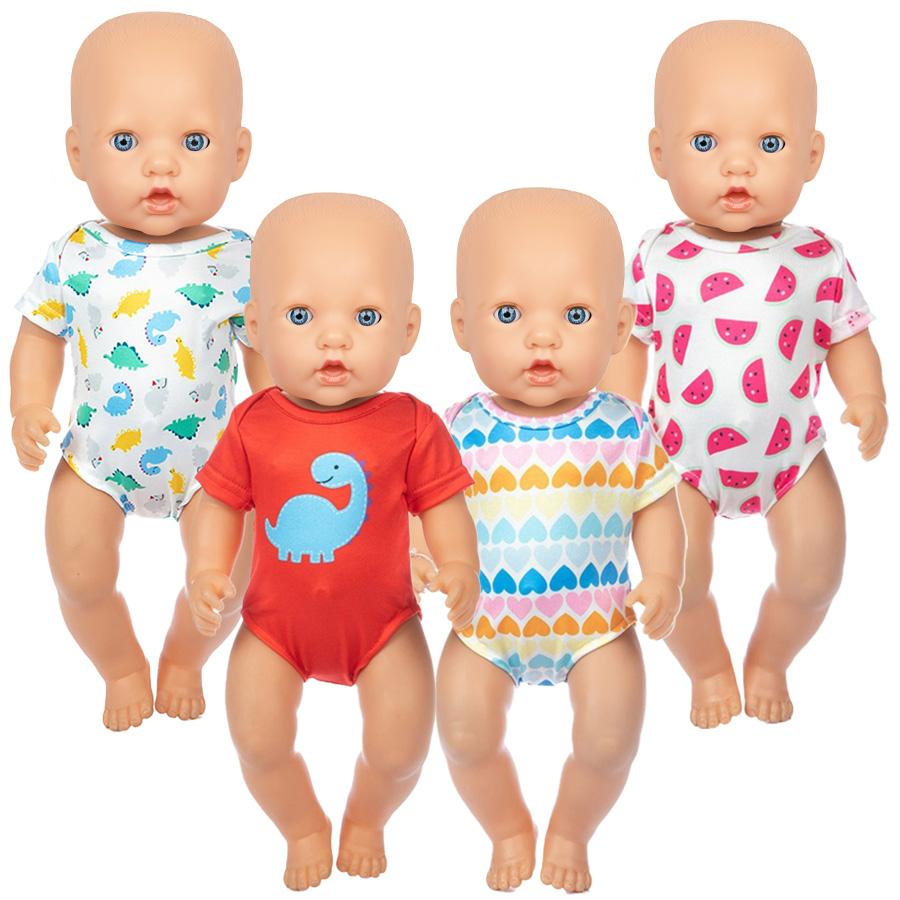 Baby Clothing Kit - 만화 공룡 수영복 16-18 인치 미국