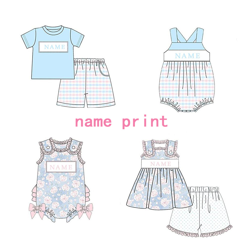 Baby Clothing Names - 맞춤 디자인 아동용 부티크 의상, 맞춤