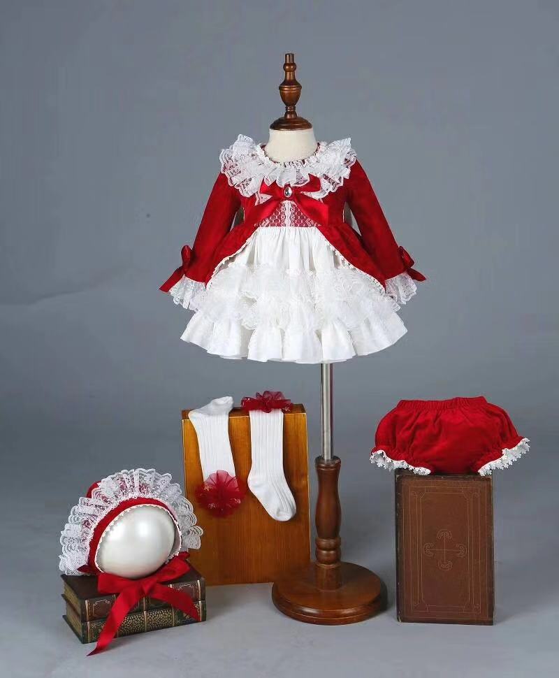 Baby Xmas Clothing - 4PCS 아기 소녀 가을 겨울 봄