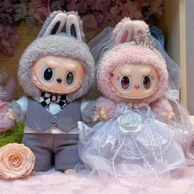 Baby Clothing Kit - 15 17cm 라부부 인형 웨딩 연인