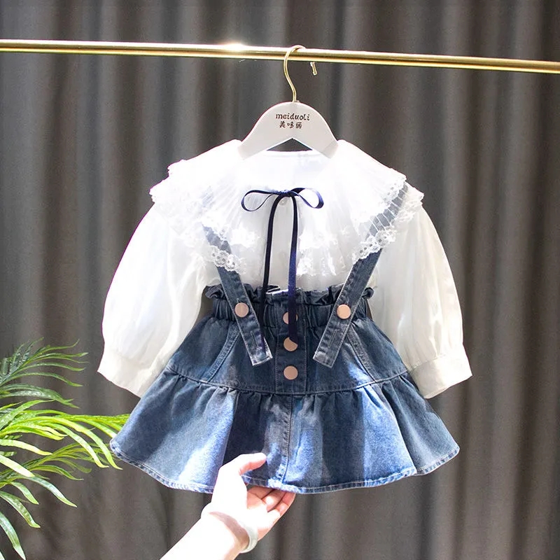 Baby Clothing Korea - 여자 아기 의류 세트 봄과 가을