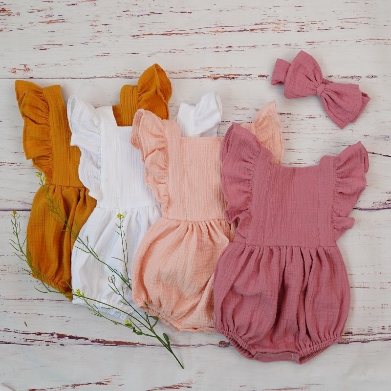 Baby Clothing Organic Cotton - 유기농 면화 아기 소녀 옷 여름