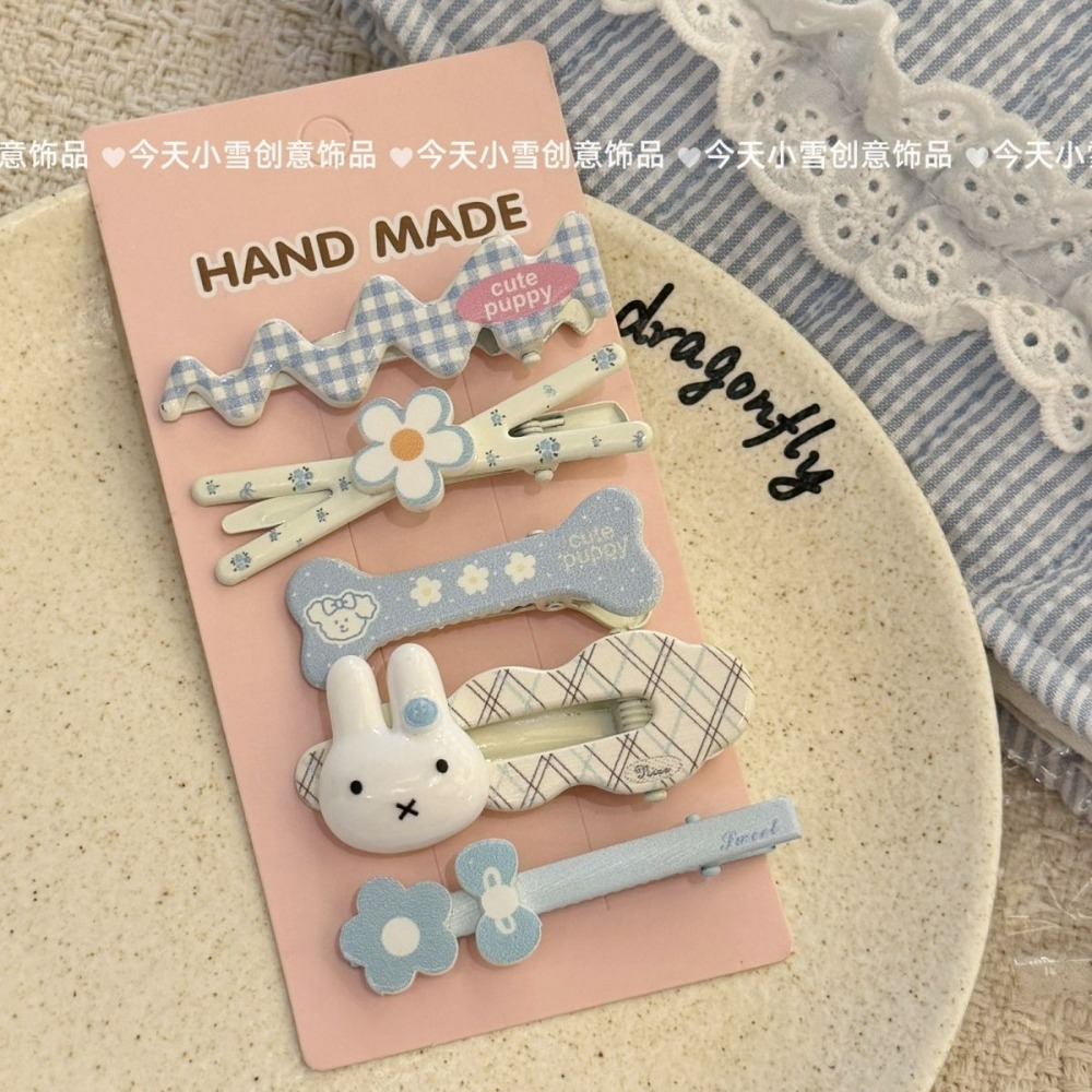 Baby Clothing In Japan - 5개 미피 헤어핀 귀여운 아기 옆머리핀