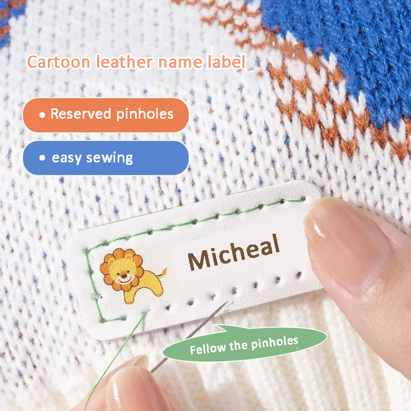 맞춤형 이름 가죽 레이저 스티커, 아동복, 유아복, 책 - Baby Clothing Names 리뷰 및 가격
