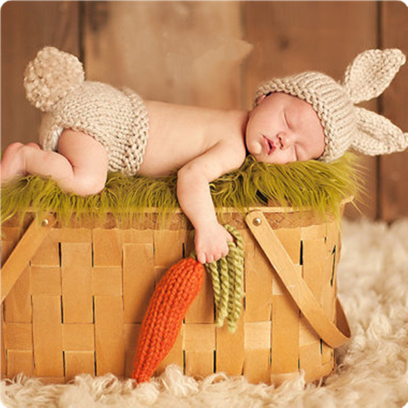 신생아 사진 소품, 뜨게 바지 모자, 무 촬영 코스튬  - Baby Clothing Discount 리뷰 및 가격