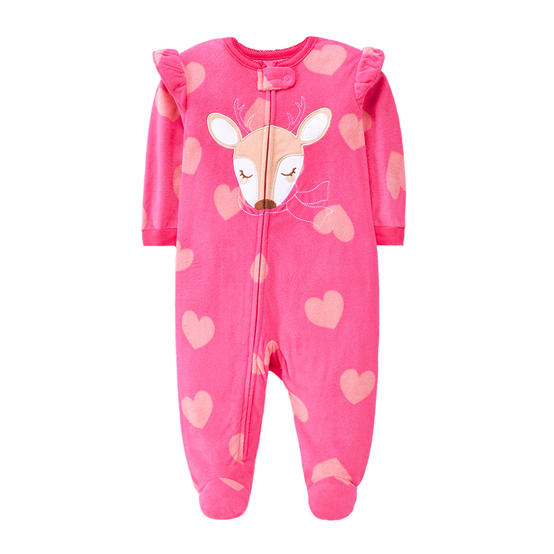 신생아 소년 소녀 Rompers 의류 겨울 잠옷 지퍼  - Baby Clothing Zipper 리뷰 및 가격