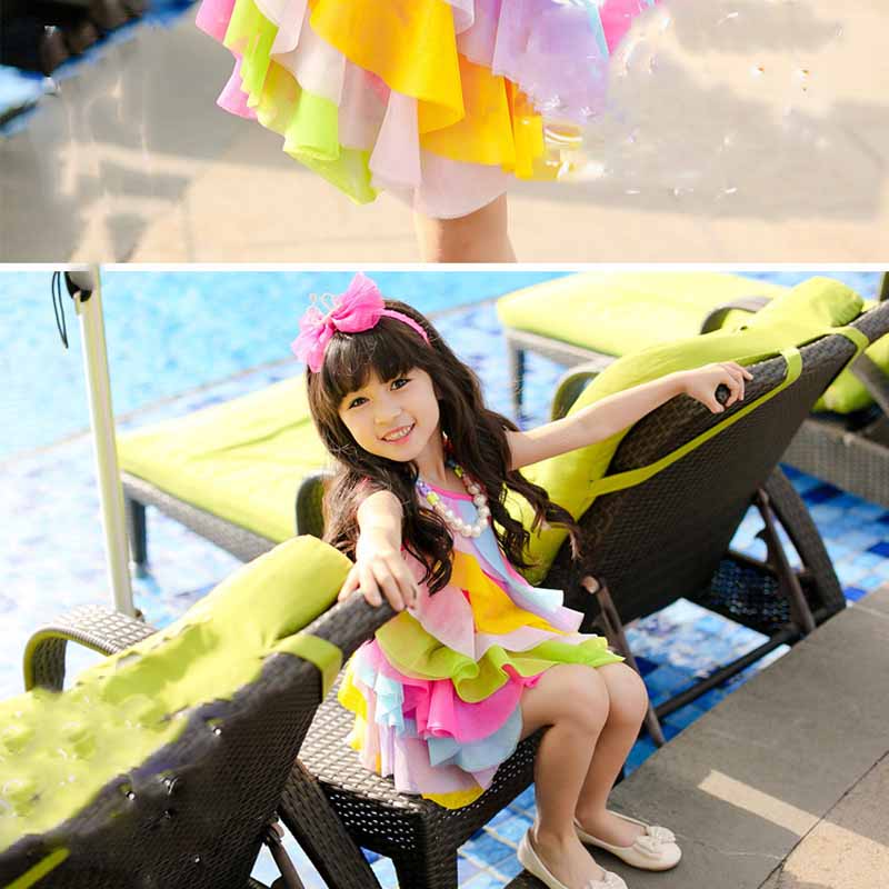 여름 소녀 드레스 목걸이 없음 한국 스타일 아동 의류  - Baby Clothing Korea 리뷰 및 가격