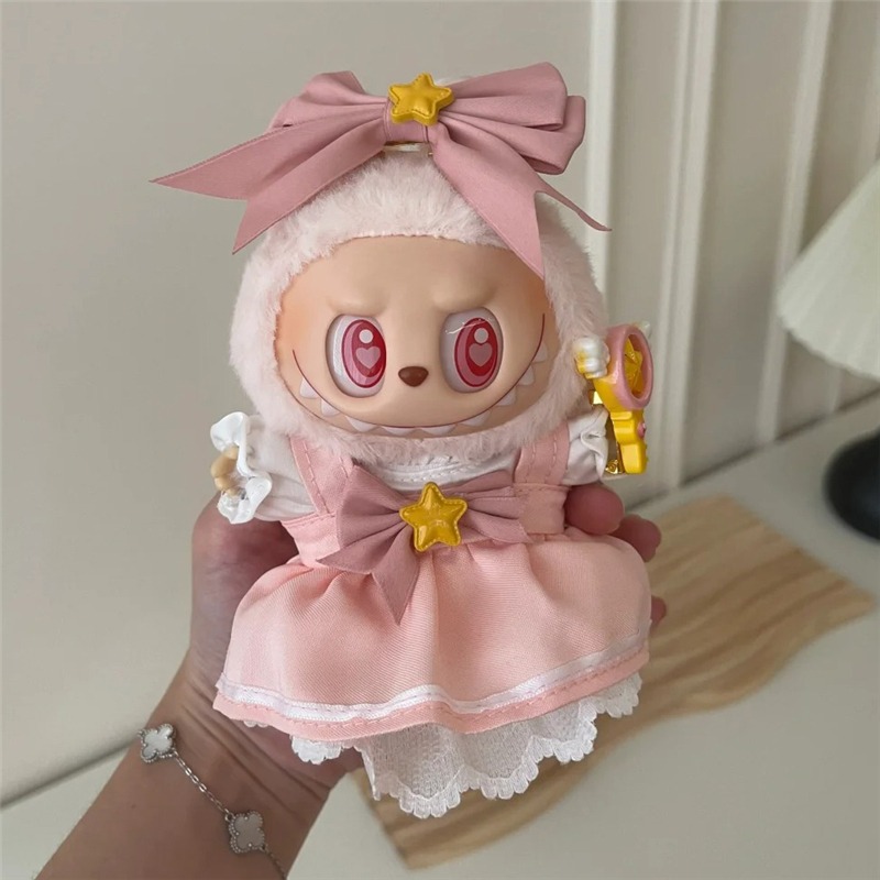 15 17cm 라부부 인형용 귀여운 핑크 스커트 옷 일 - Baby Clothing In Japan 리뷰 및 가격
