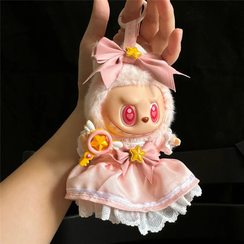 15 17cm 라부부 인형용 귀여운 핑크 스커트 옷 일 - Baby Clothing In Japan 리뷰 및 가격