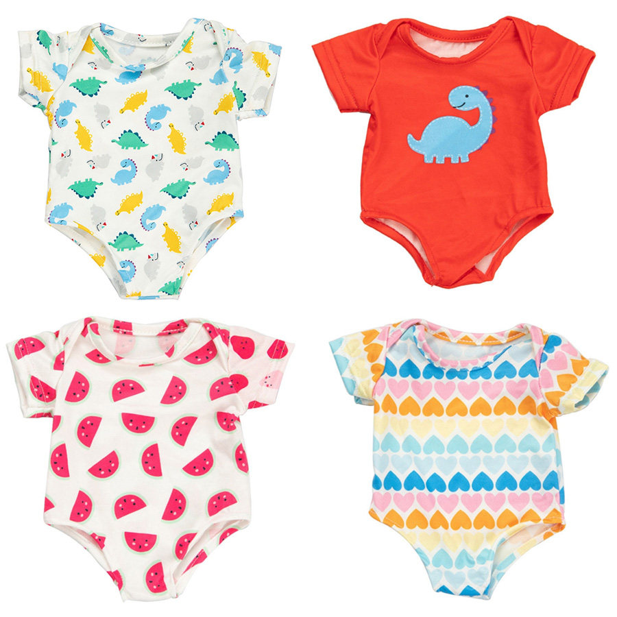 만화 공룡 수영복 16-18 인치 미국 인형 40-45 - Baby Clothing Kit 리뷰 및 가격