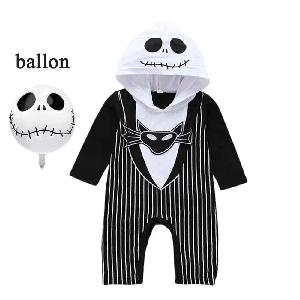 아기 소년 후드 롬퍼 할로윈 코스프레 잭 호러 나이트메 - Baby Clothing Discount 리뷰 및 가격
