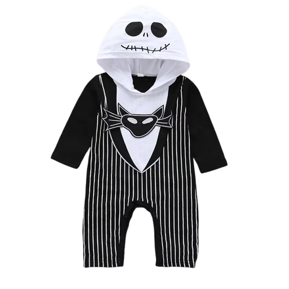 아기 소년 후드 롬퍼 할로윈 코스프레 잭 호러 나이트메 - Baby Clothing Discount 리뷰 및 가격