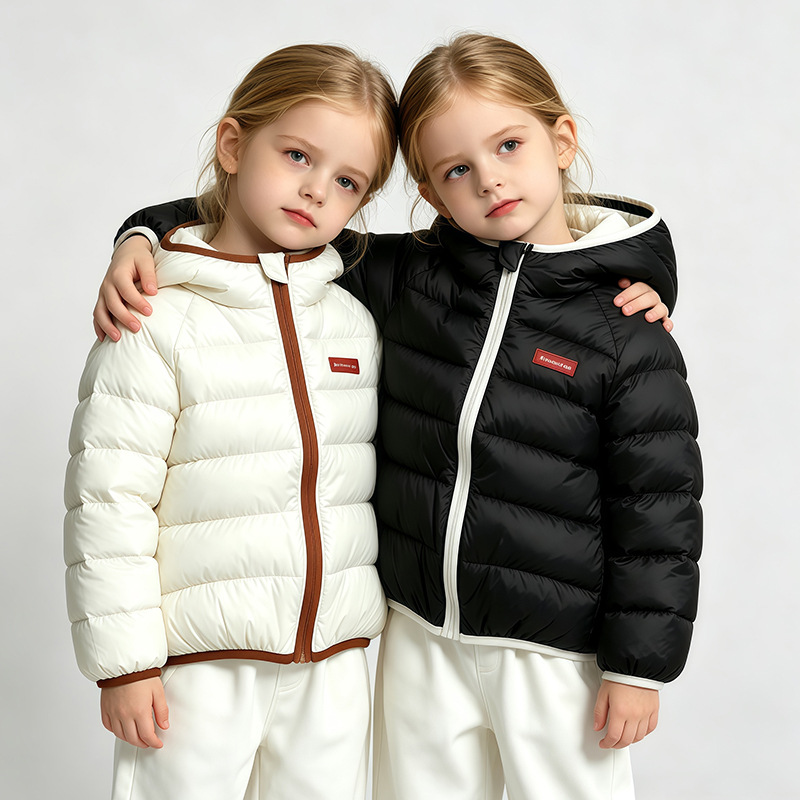 새 코트 후드 어린이 소년 소녀 자켓 코트 면화 패딩  - Baby Clothing Zipper 리뷰 및 가격