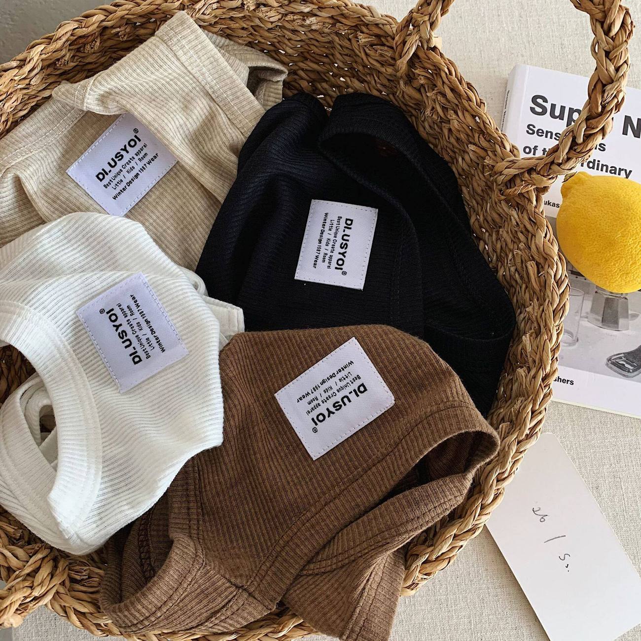 여름 신상 민소매 조끼 남아 여아 단색 한국 스타일 민 - Baby Clothing Korea 리뷰 및 가격