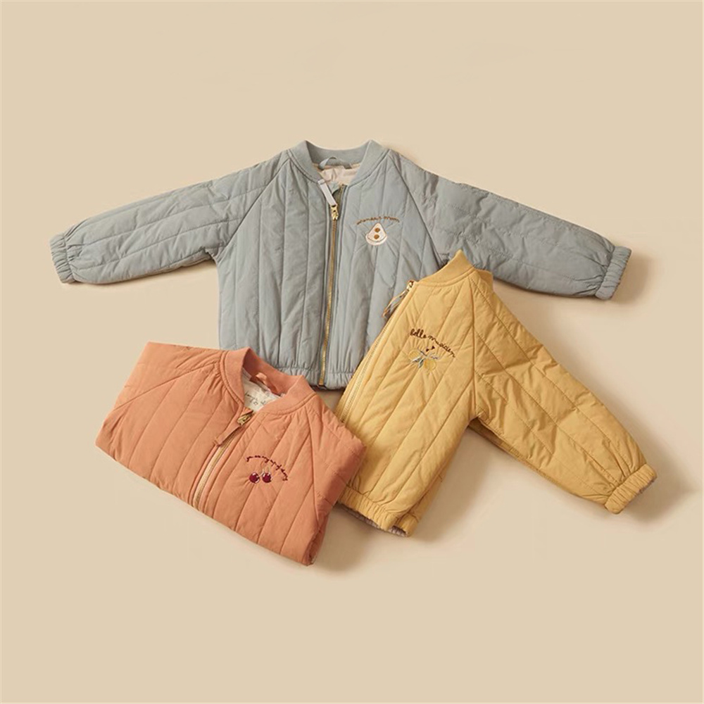 1-6Y 아동 의류 봄 두꺼운 다운 코튼 소녀 자켓 아 - Baby Clothing Zipper 리뷰 및 가격