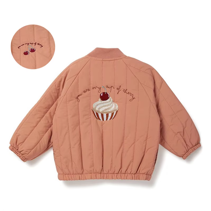 1-6Y 아동 의류 봄 두꺼운 다운 코튼 소녀 자켓 아 - Baby Clothing Zipper 리뷰 및 가격