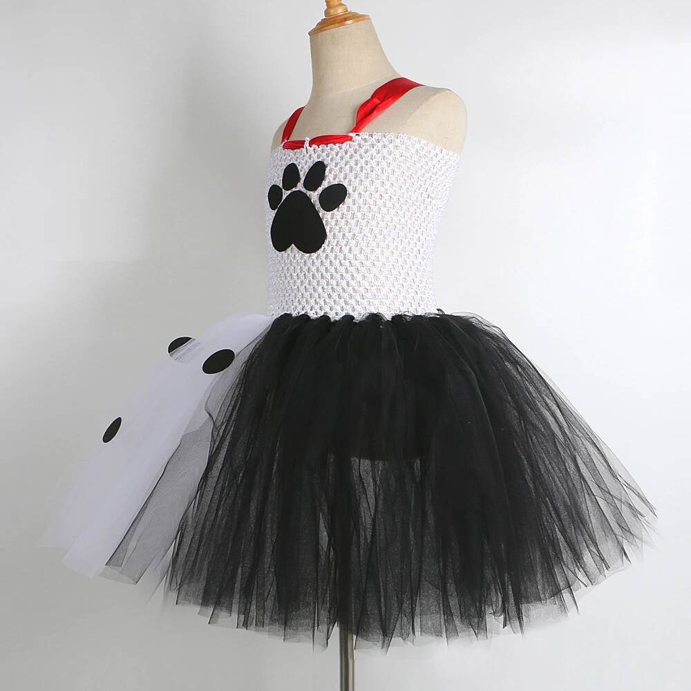 달마시안 개 투투 드레스 아기 소녀를위한 흰색 검은 반 - Baby Clothing Kit 리뷰 및 가격