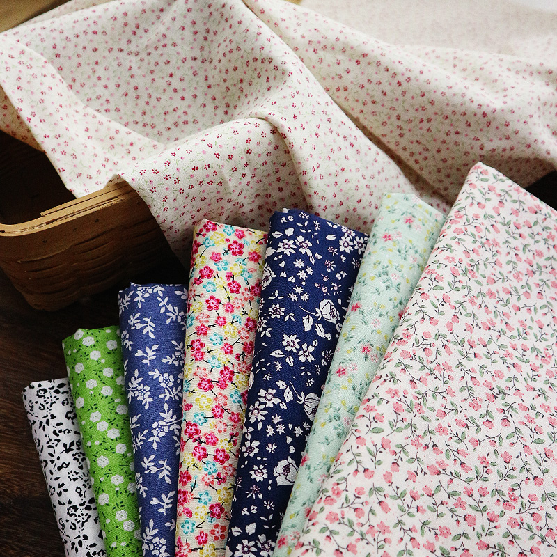 순면 프린트 원단, 목가적인 작은 꽃무늬 아기 의류 드 - Baby Clothing Organic Cotton 리뷰 및 가격