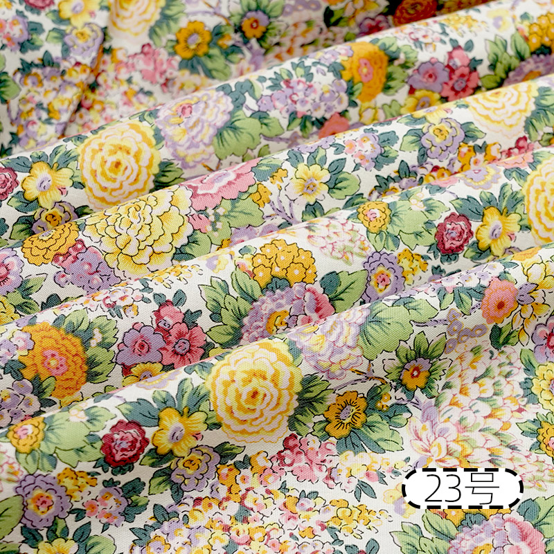 순면 프린트 원단, 목가적인 작은 꽃무늬 아기 의류 드 - Baby Clothing Organic Cotton 리뷰 및 가격
