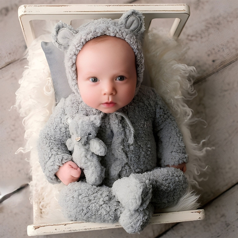 아기 소년 소녀를위한 2Pcs 사진 소품 unisex  - Baby Clothing Discount 리뷰 및 가격