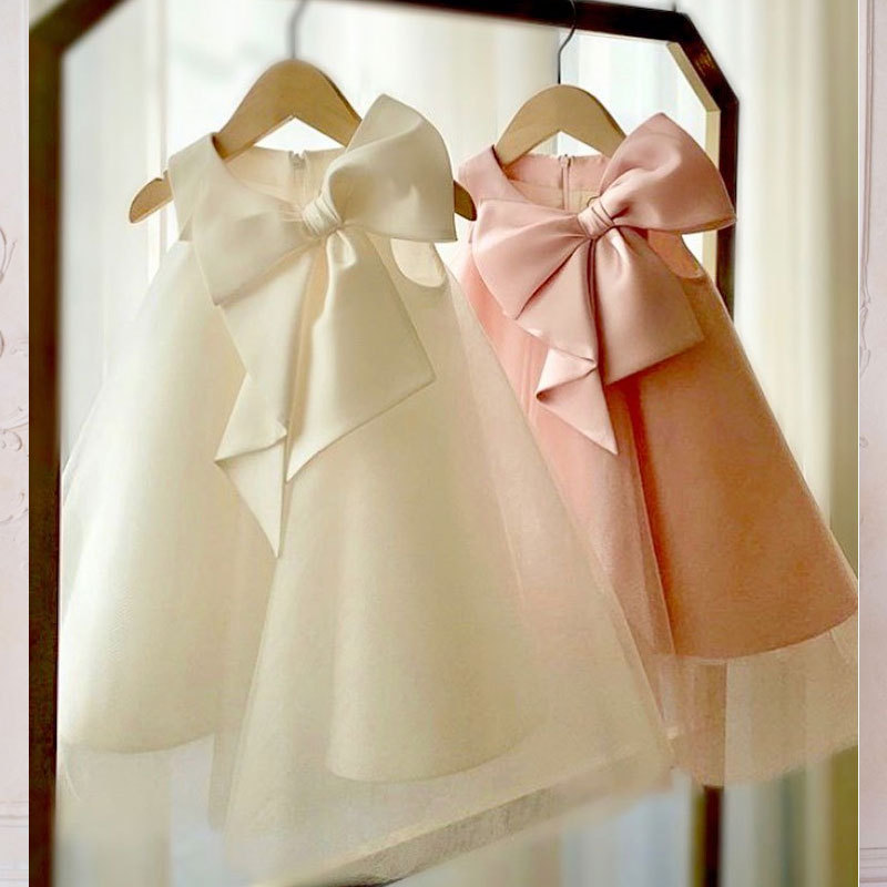 여름 큰 활 아기 소녀 원피스, 첫 번째 생일 파티 웨 - Baby Clothing Discount 리뷰 및 가격
