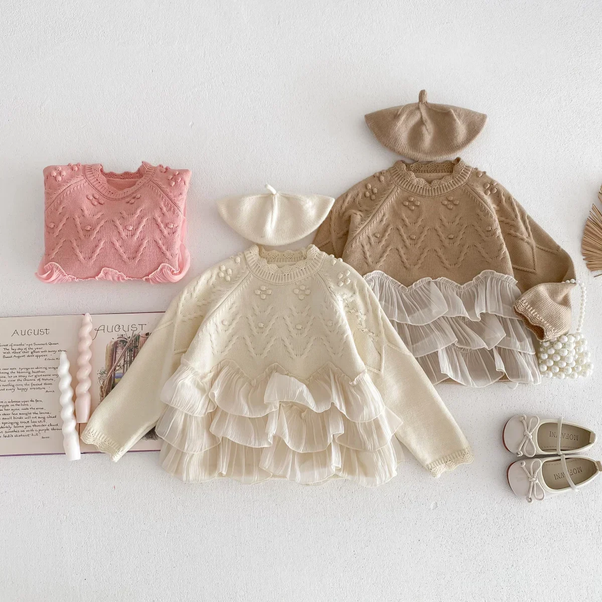2025 봄 어린이 여자 아기 패션 탑 스웨터 - 어린 - Baby Clothing In Japan 리뷰 및 가격