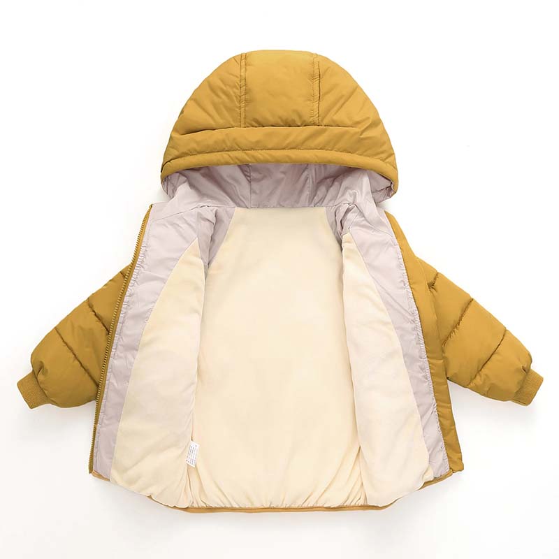 캐주얼 아기 소녀 겨울 옷 어린이 라이트 다운 코트 후 - Baby Clothing Zipper 리뷰 및 가격
