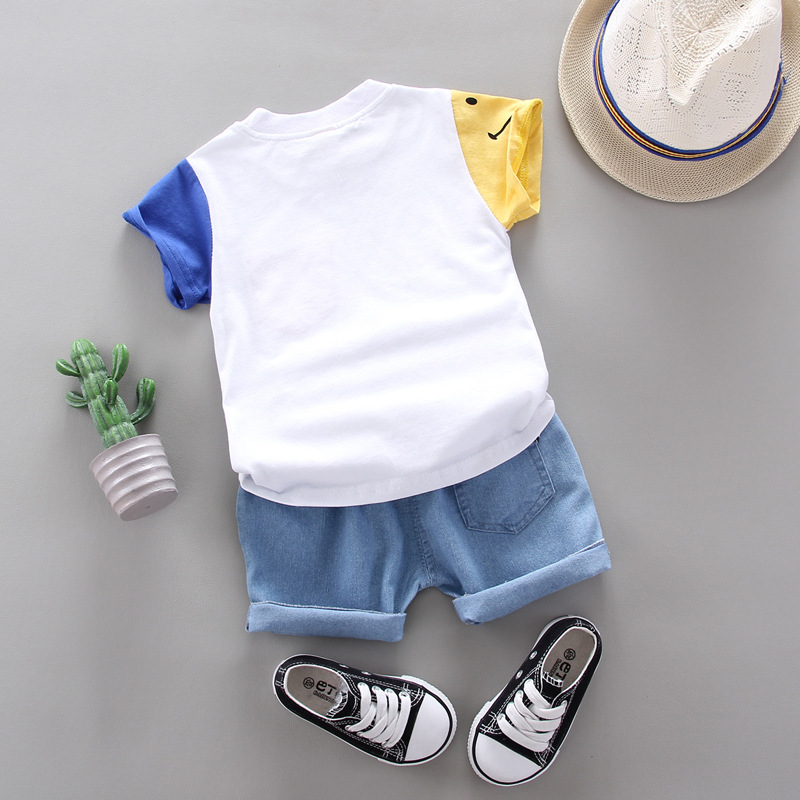 한국어 버전 아기 반팔 의류 정장 여름 코튼 아동 티셔 - Baby Clothing Korea 리뷰 및 가격