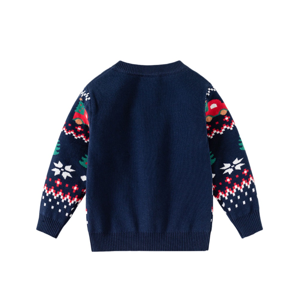 어린이를위한 새해 크리스마스 스웨터 자동차 프린트 스웨 - Baby Xmas Clothing 리뷰 및 가격