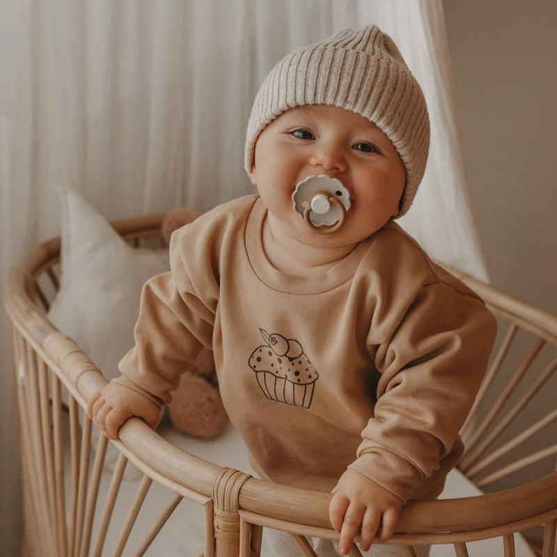 O-넥 밀크 프린트 스웨터, 가을 의류, 어린이 소녀, - Baby Clothing Organic Cotton 리뷰 및 가격