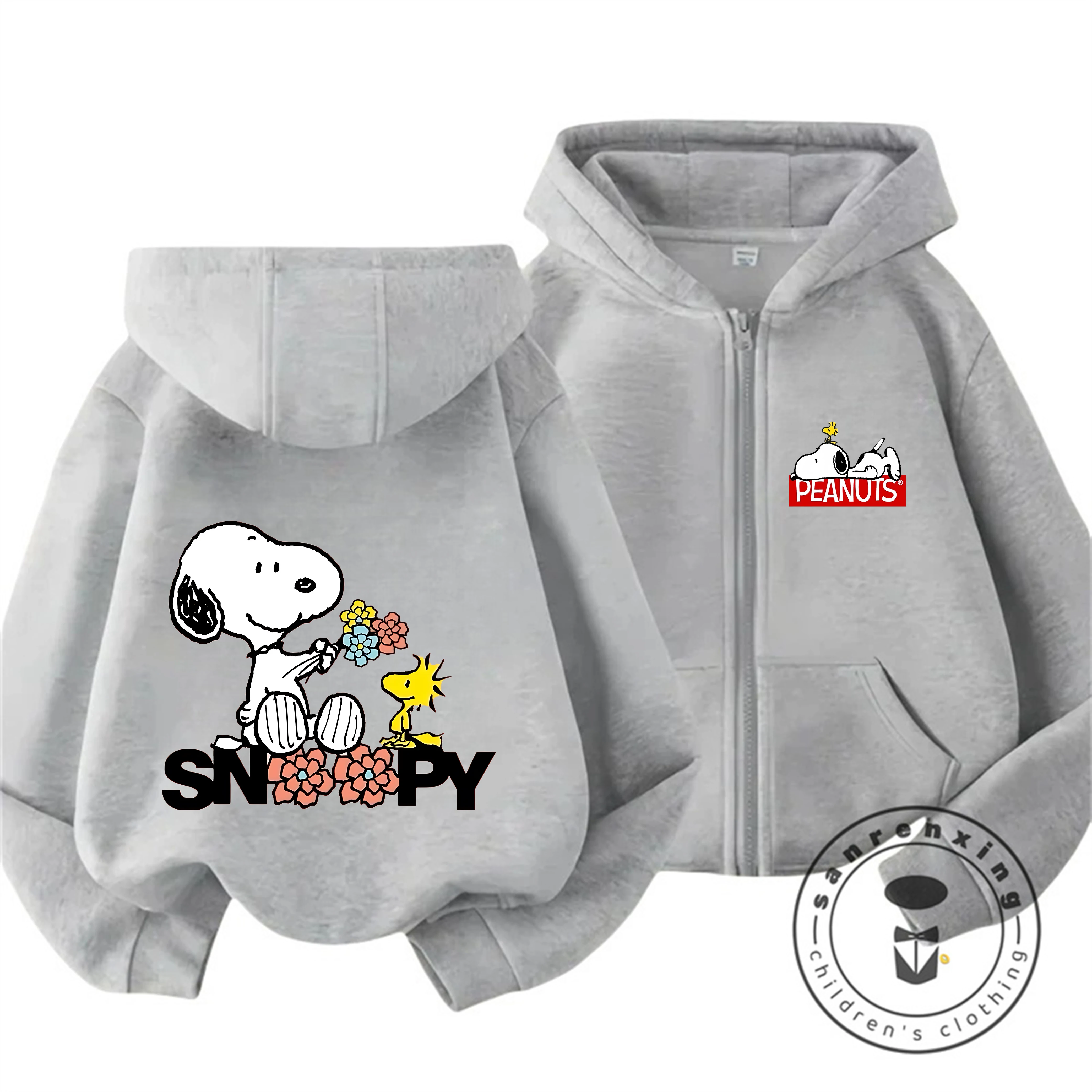 귀여운 만화 지퍼 후드티 가을 겨울 유행 패션 스트리트 - Baby Clothing Zipper 리뷰 및 가격