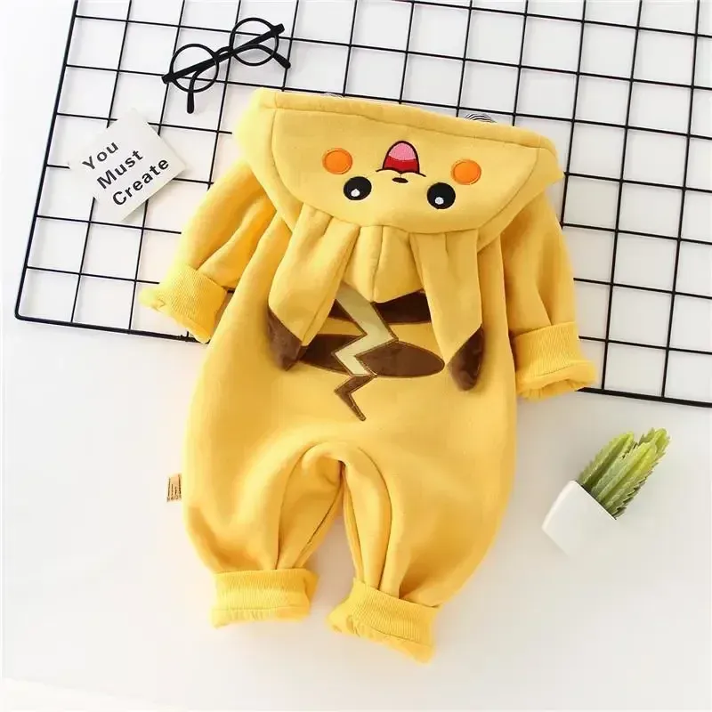 만화 포켓 몬스터 아기 잠옷 신생아 귀여운 겨울 긴팔  - Baby Clothing In Japan 리뷰 및 가격