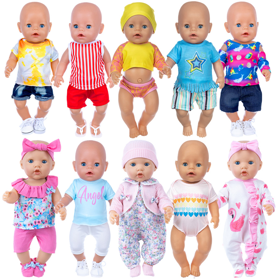 18 인치 다시 태어난 인형을위한 인형 옷 45cm 신 - Baby Clothing Kit 리뷰 및 가격