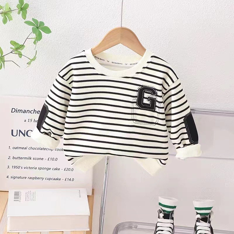 1-6세 아동용 티셔츠 한국 아동 심플 긴팔 베이스 셔 - Baby Clothing Korea 리뷰 및 가격
