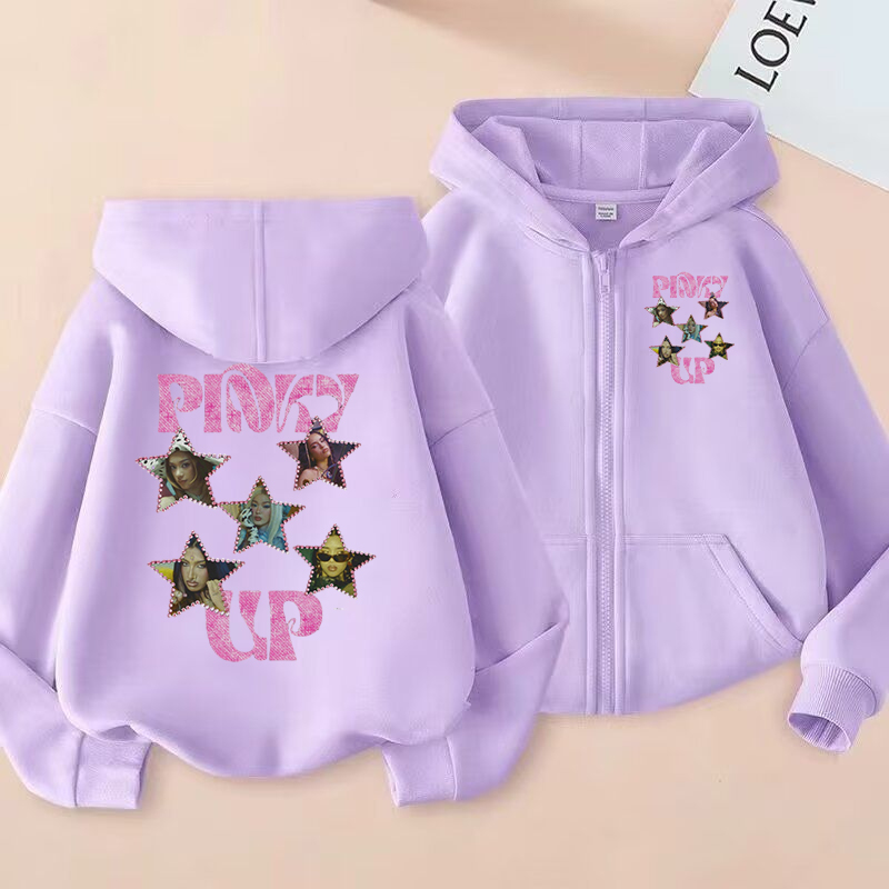 패션 소녀 의류 걸 그룹 KATSEYE 지퍼 후드티 소 - Baby Clothing Zipper 리뷰 및 가격