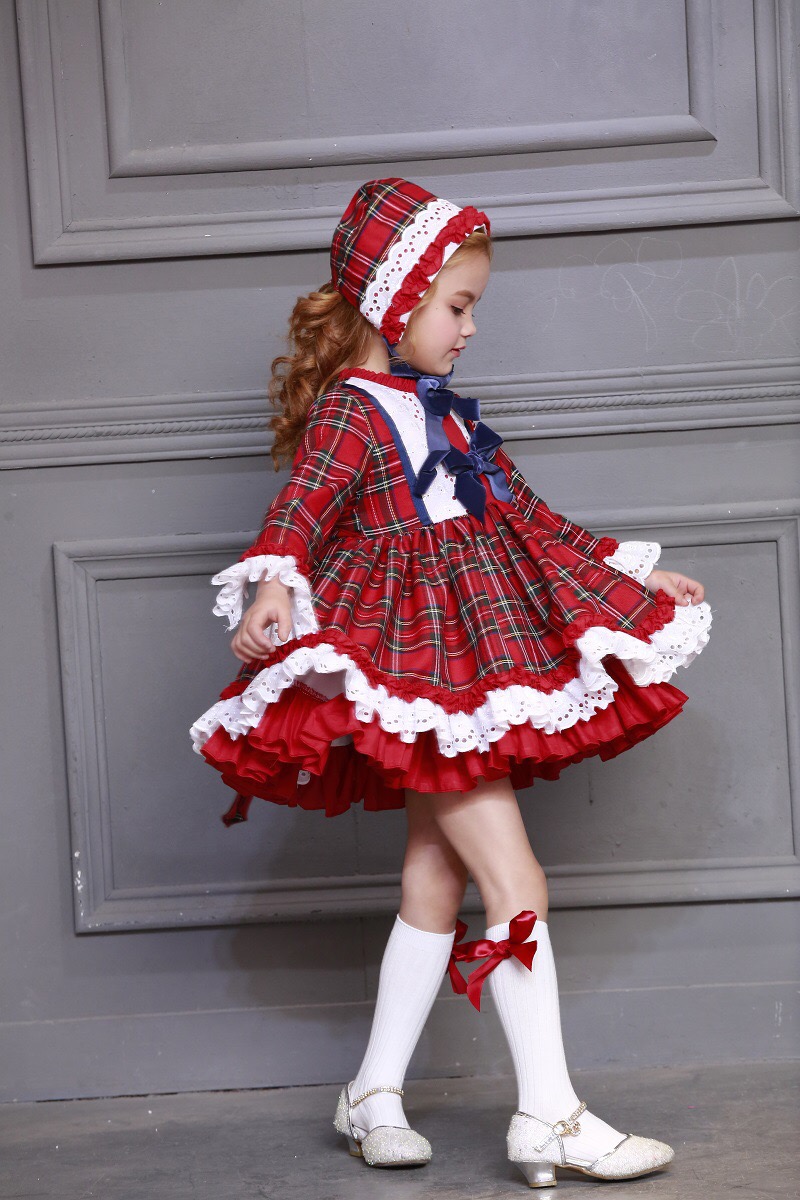 아기 소녀 가을 겨울 크리스마스 붉은 격자 무늬 빈티지 - Baby Xmas Clothing 리뷰 및 가격