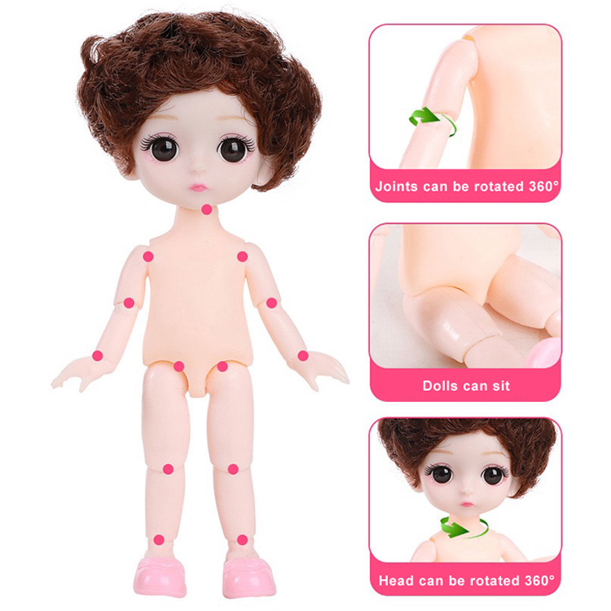 소녀 장난감 BJD 미니 인형 13 움직일 수있는 공동 - Baby Clothing Discount 리뷰 및 가격