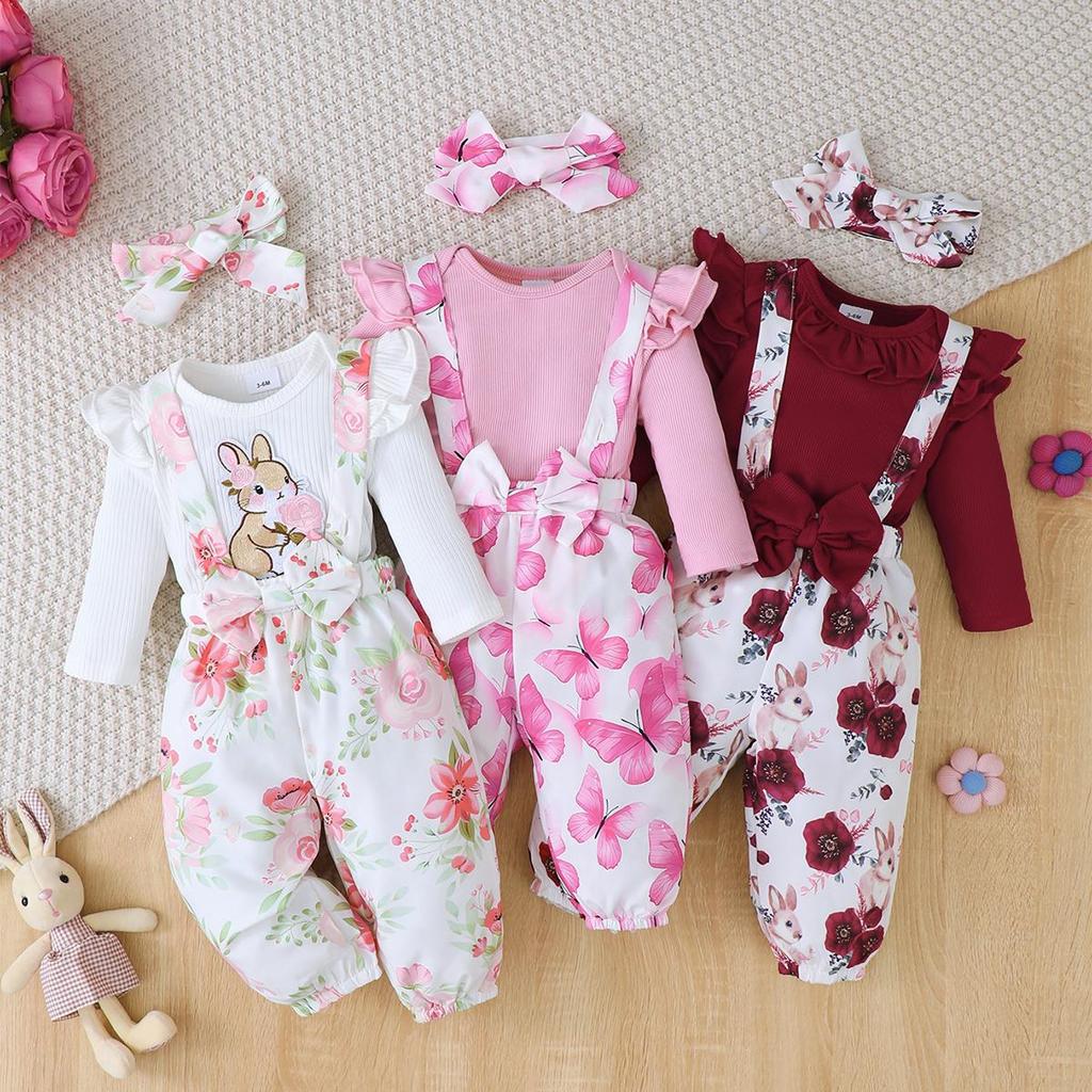 1-24개월 신생아 및 유아 아기 소녀 긴 소매 롬퍼  - Baby Xmas Clothing 리뷰 및 가격