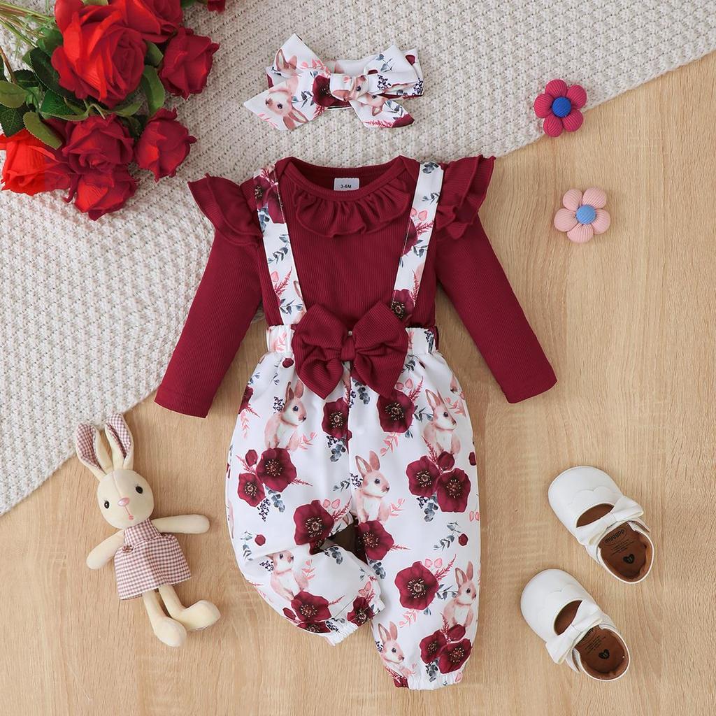 1-24개월 신생아 및 유아 아기 소녀 긴 소매 롬퍼  - Baby Xmas Clothing 리뷰 및 가격