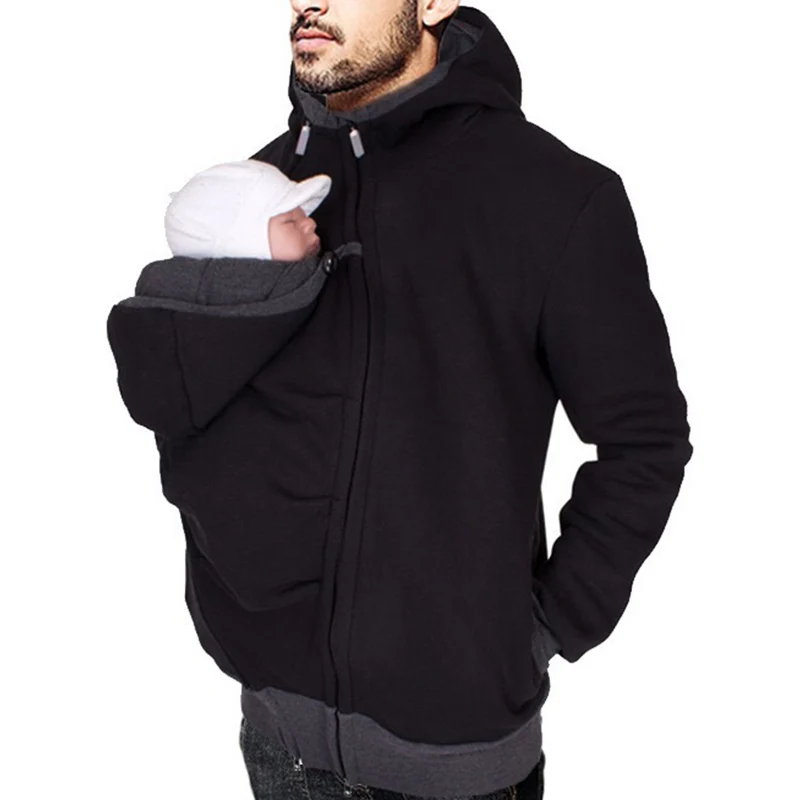 가을 겨울 캥거루 베이비 캐리어 후드 후드 티 스웨터  - Baby Clothing Zipper 리뷰 및 가격