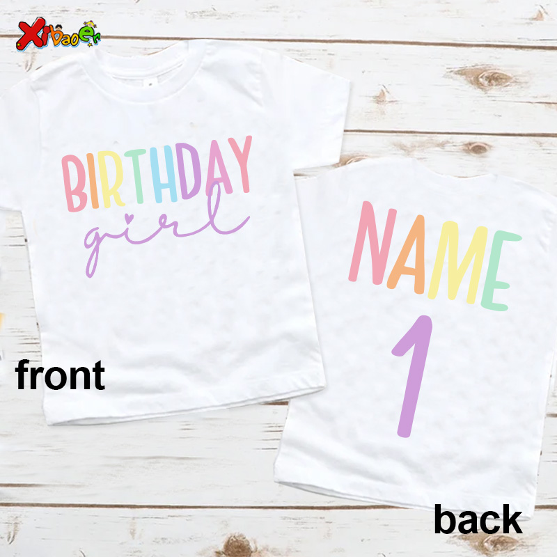 생일 소녀 티셔츠 파티 의상, 맞춤형 이름 셔츠, 아기 - Baby Clothing Names 리뷰 및 가격