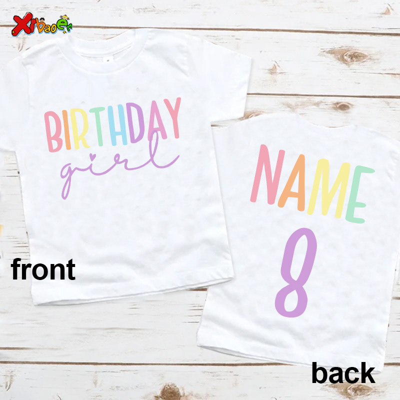 생일 소녀 티셔츠 파티 의상, 맞춤형 이름 셔츠, 아기 - Baby Clothing Names 리뷰 및 가격