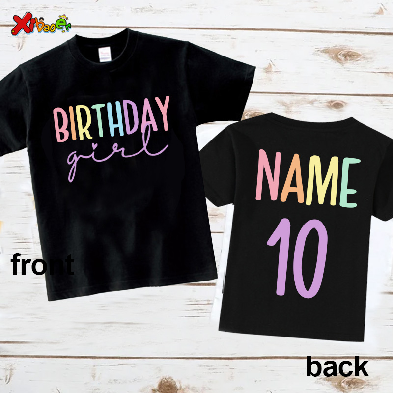 생일 소녀 티셔츠 파티 의상, 맞춤형 이름 셔츠, 아기 - Baby Clothing Names 리뷰 및 가격